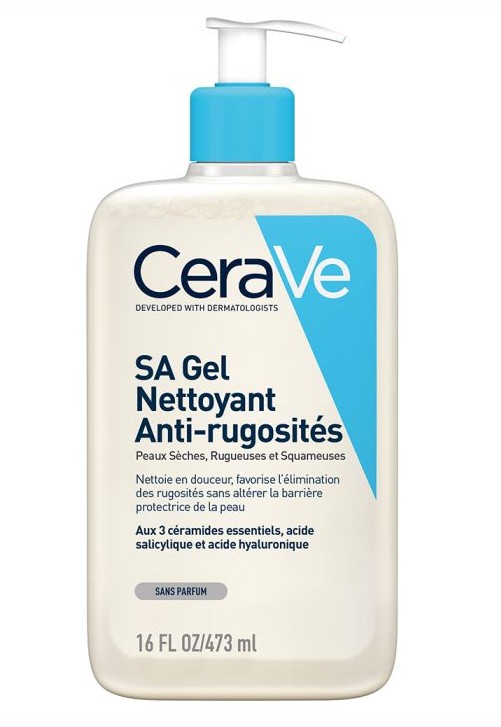 CeraVe SA Gel Nettoyant Anti-Rugosités 473ml